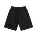 Triple Black 'Distressed Enveil' Sweatshorts