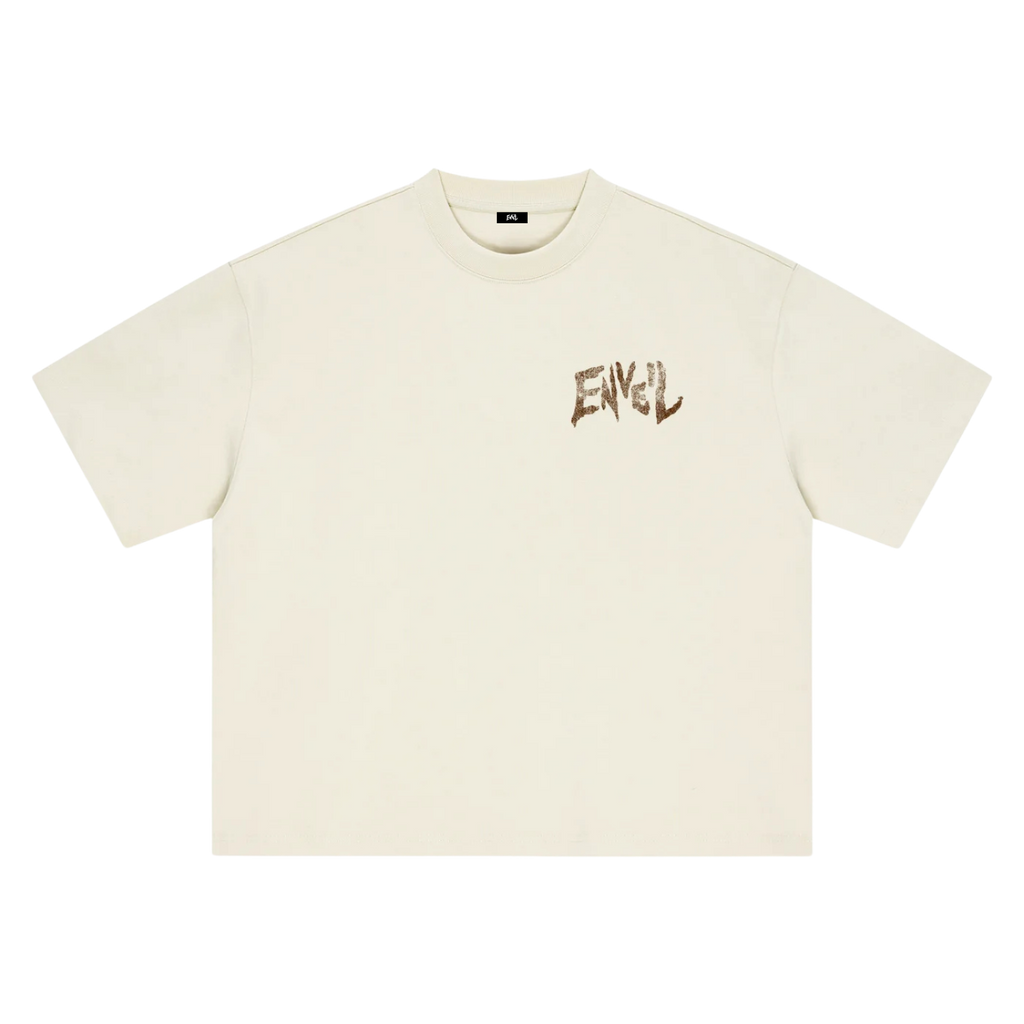 Coffee 'Distressed Enveil' Tee