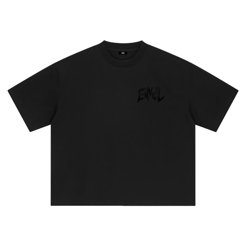 Triple Black 'Distressed Enveil' Tee