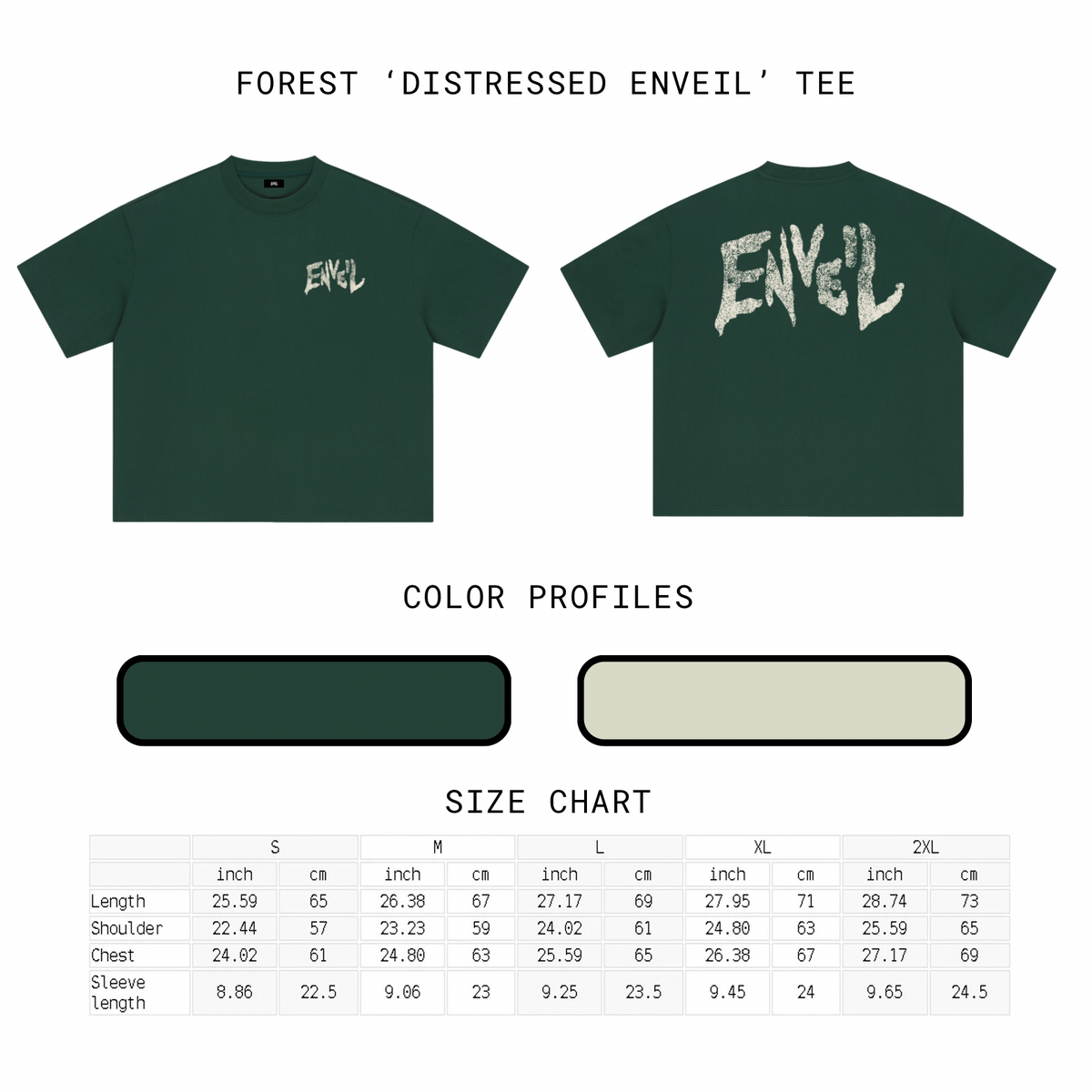 Forest 'Distressed Enveil' Tee