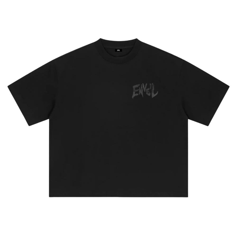Carbon 'Distressed Enveil' Tee