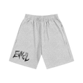 Heather Grey 'Distressed Enveil' Sweatshorts