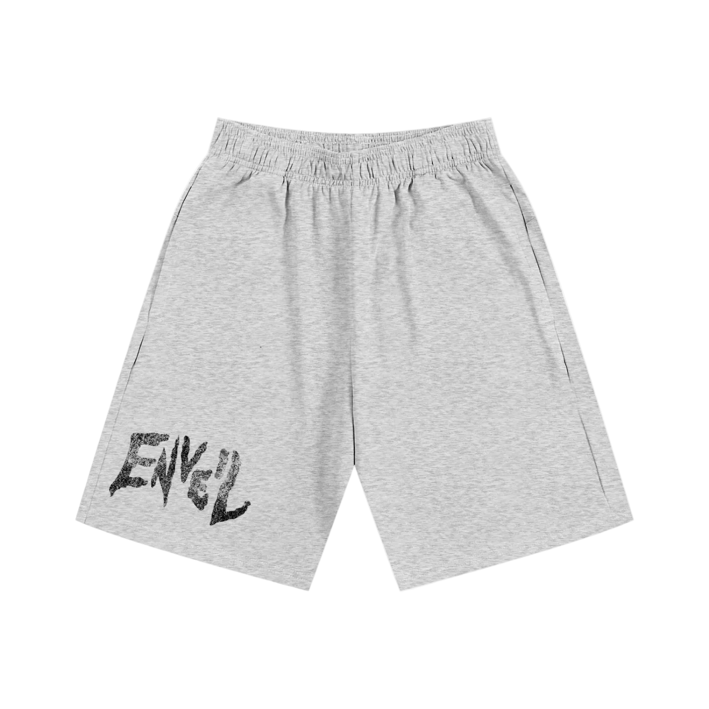 Heather Grey 'Distressed Enveil' Sweatshorts